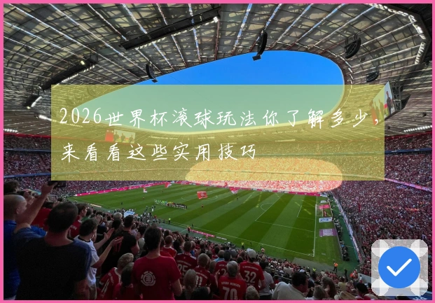 2026世界杯滚球玩法你了解多少，来看看这些实用技巧